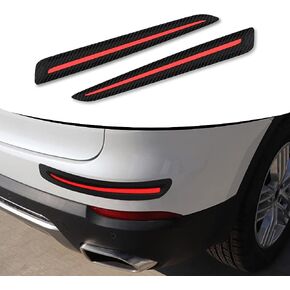 cueclue Pack-2 11.8In Anti-Collision Bumper Guard Strip, Anti-Scratch Bumper Protector Trim, Side Soft Rubber Decorative Patch for Cars SUV Truck (Black) in Kuwait