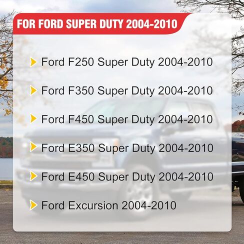 مجموعة أدوات ربط قابس التوهج 6.0، تتضمن سلك قابس التوهج الأيسر والأيمن وأداة إزالة، تناسب 2004-2010 Ford F-250 F-350 F-450 E-350 E-450 Super Duty، استبدل 4C2Z-12A690-BA 5C3Z-12A690- أ in Kuwait