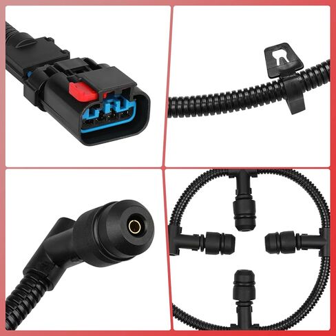 مجموعة أدوات ربط قابس التوهج 6.0، تتضمن سلك قابس التوهج الأيسر والأيمن وأداة إزالة، تناسب 2004-2010 Ford F-250 F-350 F-450 E-350 E-450 Super Duty، استبدل 4C2Z-12A690-BA 5C3Z-12A690- أ in Kuwait