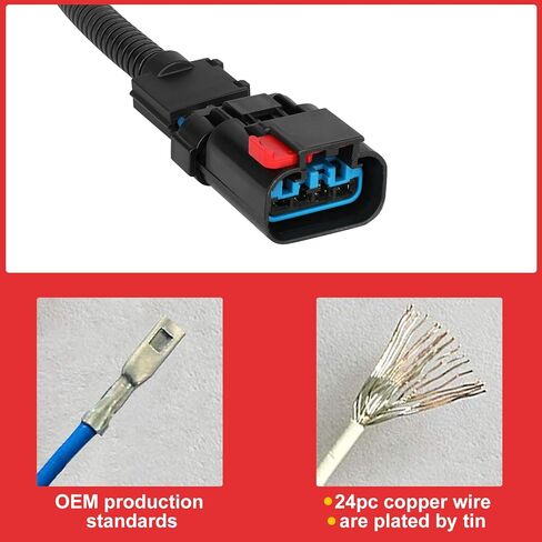 مجموعة أدوات ربط قابس التوهج 6.0، تتضمن سلك قابس التوهج الأيسر والأيمن وأداة إزالة، تناسب 2004-2010 Ford F-250 F-350 F-450 E-350 E-450 Super Duty، استبدل 4C2Z-12A690-BA 5C3Z-12A690- أ in Kuwait