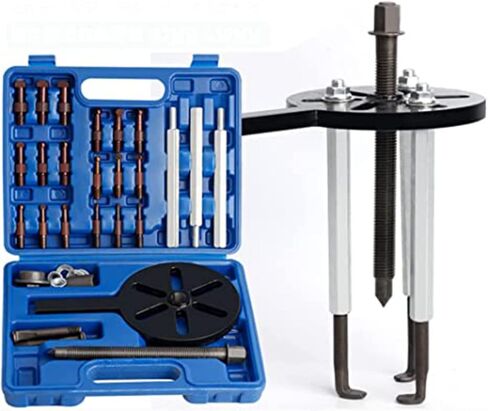 AUPRACT 21 in 1 Bearing pullers Bearing Puller kit Wheel Bearing Removal Tool kit Gear Puller Tool with Six Different Sizes of Puller Inner Hole Three-jaw Bearing Puller Set in Saudi Arabia