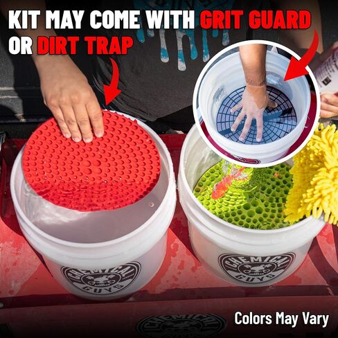 Chemical Guys HOL121 Best Car Wash Bucket Kit, (Safe for Cars, Trucks, SUVs, RVs & More) 11 Items in Kuwait