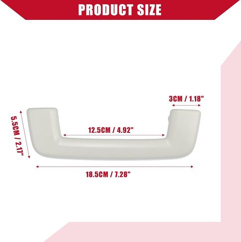 Hihaha No.7S7Z-5831406-BA/Front/Roof Handle for Ford Escape 2012-2019 / Pull Grab Handle/Plastic / 1 Pcs/Gray in Saudi Arabia