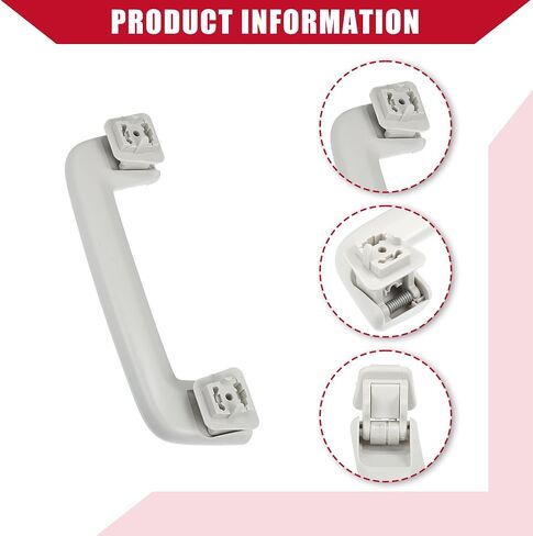 Hihaha No.7S7Z-5831406-BA/Front/Roof Handle for Ford Escape 2012-2019 / Pull Grab Handle/Plastic / 1 Pcs/Gray in Saudi Arabia