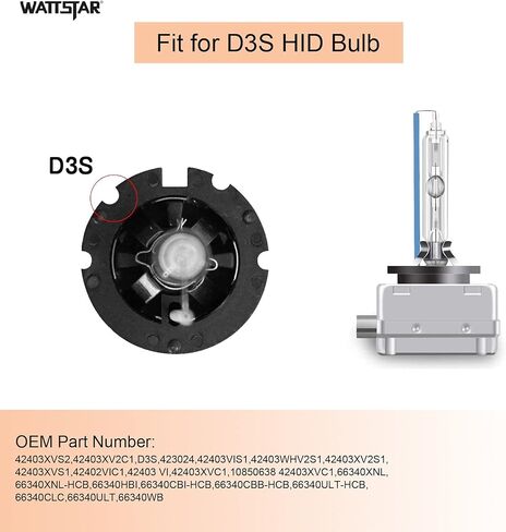 مصابيح أمامية زينون Hid من D3S، 8000K أزرق أبيض، 35 وات، مصابيح أمامية Hid بجودة OEM، 66340/42403/42302 لمبات بديلة Hid، حزمة من قطعتين in Kuwait