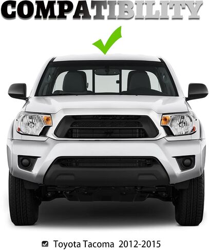 Led Fog Light Daytime Running Lights Compatible with Toyota Tacoma 2012 2013 2014 2015 with White DRL Lamps/Amber Turn Signals Parts and Accessories in Kuwait