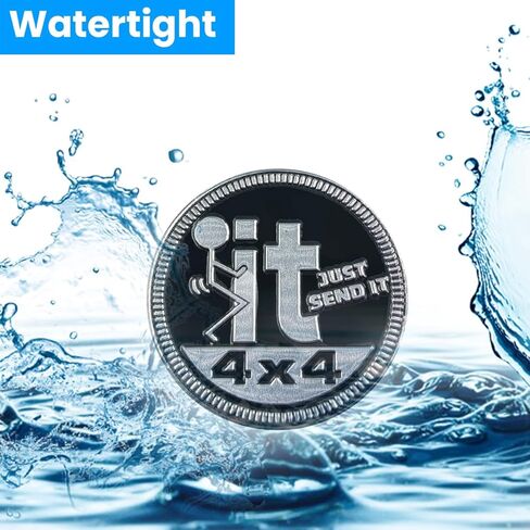 4 x 4 Car Emblem, Automotive Badge 3D Aluminum Round Emblems Decal, Decorative Stickers for Auto Interior and Exterior, Compatible with Most Vehicles Trucks SUV RV (Style A) in Kuwait