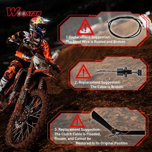 وستار كيبل قابض 36.6 انش مع اداة ضبط بديلة للدراجات الترابية ذات 4 ضربات 50cc 70cc 90cc 110cc 125cc in Kuwait