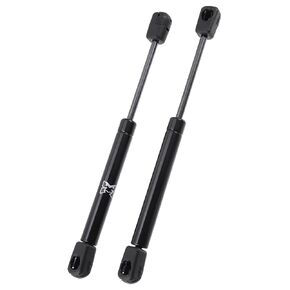 X AUTOHAUX 2pcs 9inch 11lbs Universal Plastic Lift Supports Gas Struts Springs RV Car Bonnet Tailgate Hydraulic Support Rod, Black, 9.60''