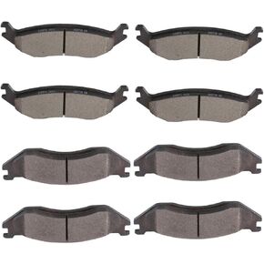 Ceramic Brake Pads Kits,SCITOO 8pcs Brakes Pads Set fit for 2003-2006 for Dodge for Durango,2002-2005 for Dodge for Ram 1500