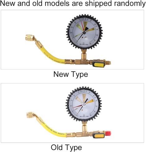 مقياس الضغط، منظم النيتروجين، مقياس اختبار الضغط لتكييف الهواء، المبرد، السيارة، ضغط تكييف الهواء المركزي (R134a، R22، R407C، R410A، R404A، R507، R422D، R32) in Kuwait