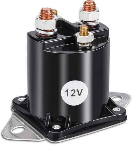 Fancatti 12V Golf Cart Solenoid Relay, 4 Terminal Solenoid for 1984-Up Gas Club Car DS and Precedent, Part Number 1013609, 435-154, 1012275, LPL6003, 240-20013 in Saudi Arabia
