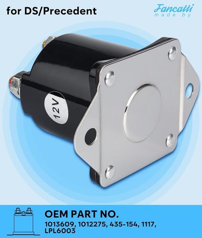 Fancatti 12V Golf Cart Solenoid Relay, 4 Terminal Solenoid for 1984-Up Gas Club Car DS and Precedent, Part Number 1013609, 435-154, 1012275, LPL6003, 240-20013 in Saudi Arabia