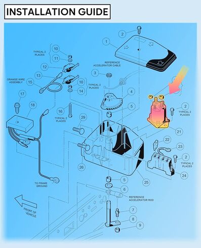 Fancatti 12V Golf Cart Solenoid Relay, 4 Terminal Solenoid for 1984-Up Gas Club Car DS and Precedent, Part Number 1013609, 435-154, 1012275, LPL6003, 240-20013 in Saudi Arabia