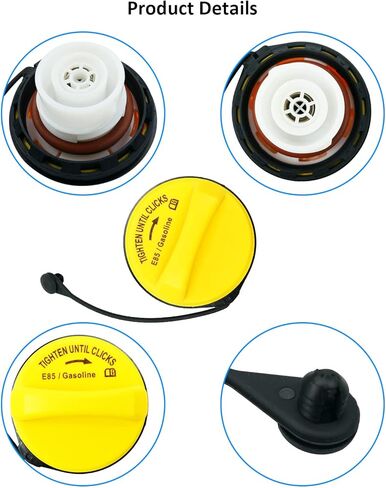 غطاء وقود الوقود HC3Z-9030-C، مناسب لسيارة فورد 2007-2020، لينكولن تاون كار 2008-2009، غطاء وقود E85 V8 6.2 لتر in Kuwait