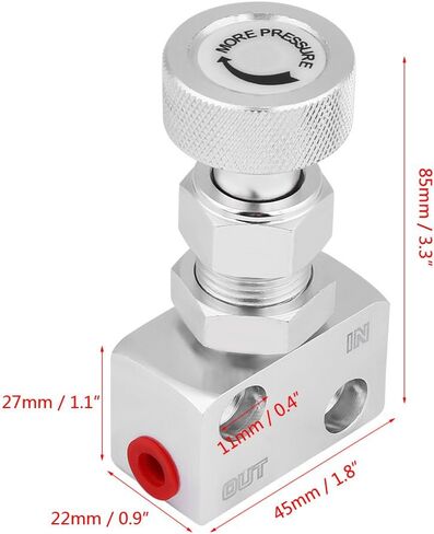 Proportion Valve, Screw-type Aluminum Brake Proportion Valve Adjustable Prop Brake Bias Adjuster for Racing Car in Saudi Arabia