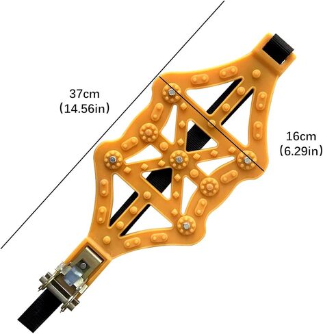 سلاسل اطارات الثلج من ستانفي، سلاسل اطارات الثلج للطوارئ مضادة للانزلاق للسيارات / سيارات الدفع الرباعي / الشاحنات / بيك اب، 8 قطع سلاسل اطارات قابلة للتعديل، سلاسل ثلج (احدث تحديث) in Kuwait