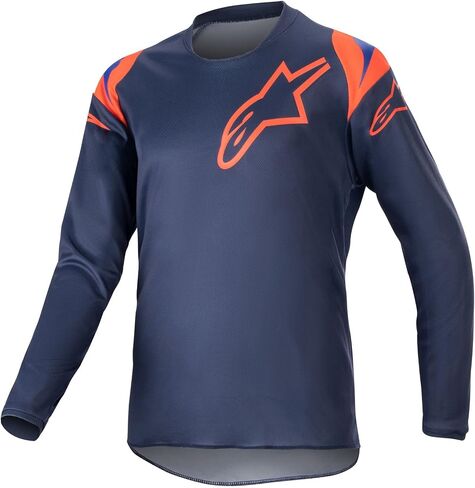 قميص Alpinestars 2023 Racer Graphite (أسود عاكس أسود، كبير) in Kuwait