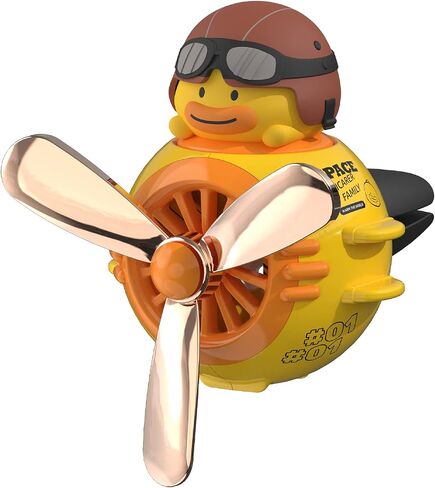 Car Air Fresheners Pilot Bear Cute Car Diffuser Rotating Propeller Cartoon Automotive Air Outlet Car Perfume Decoration (Pilot Bear) in Saudi Arabia