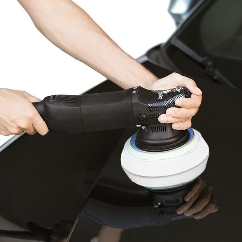 6 PCS Car Polishing Bonnet Buffing Pad Cotton Buffing Pad Cover for 5" - 6" Car Polisher, White in Kuwait