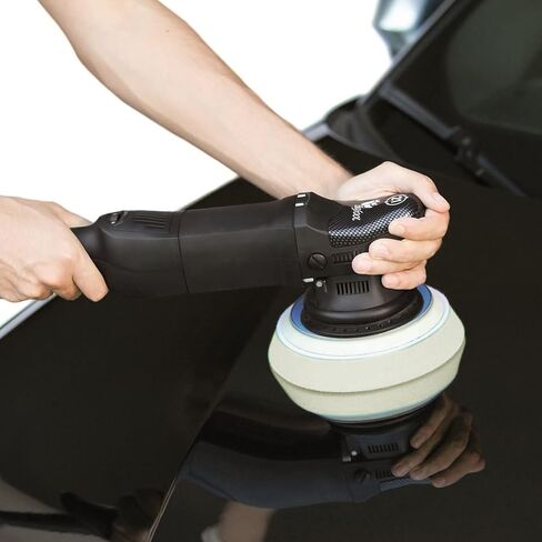 6 PCS Car Polishing Bonnet Buffing Pad Cotton Buffing Pad Cover for 5" - 6" Car Polisher, White in Kuwait