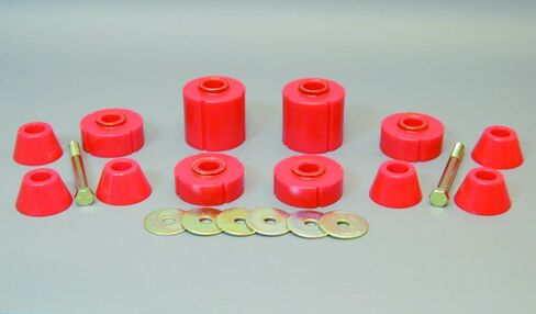 Prothane 7-102 Red Body and Standard Cab Mount Bushing Kit - 12 Piece in Saudi Arabia