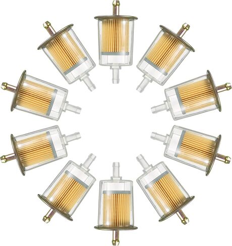 5/16" Universal Fuel Filters Industrial Tractors Cars Trucks Motorcycles Gas Powered Engine Inline Gas Fuel Line 5 Pack in Kuwait