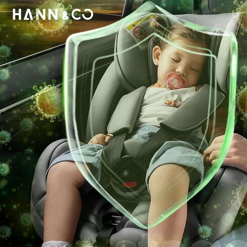 فلتر هواء كابينة HEPA من الكربون المنشط عالي التدفق من HANN&CO مع طلاء مطهر لتويوتا، لكزس، لاند روفر، جاكوار، بديل سوبارو CF10285، CP285(HCC1011) in Kuwait