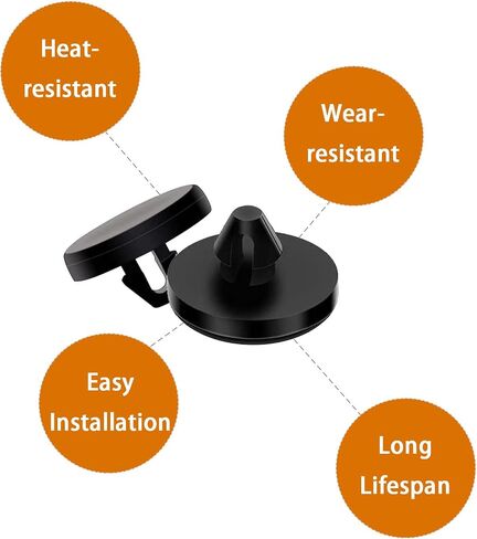 12 PCS Brake Switch Stopper,Brake Pedal Stop Pad,Car Brake Pedal Pad Brake Lights Switch Stopper,Brake Switch Pad Automotive Clutch Pedal Stopper 90541-06036 (Black） in Saudi Arabia