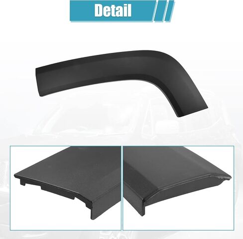 X AUTOHAUX Rear Left Wheel Flare Trim for Jeep Renegade 2015 2016 2017 2018 2019 2020 2021 2022 Rear Left Quarter Panel Fender Trim Replace 5XB67LXHAA in Saudi Arabia