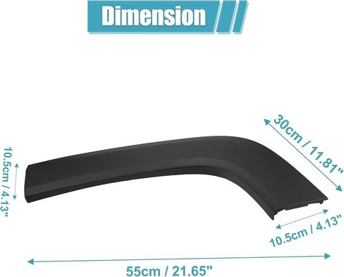 X AUTOHAUX Rear Left Wheel Flare Trim for Jeep Renegade 2015 2016 2017 2018 2019 2020 2021 2022 Rear Left Quarter Panel Fender Trim Replace 5XB67LXHAA in Saudi Arabia
