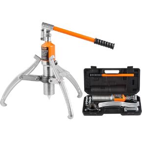 VEVOR مجتذب التروس الهيدروليكية، 15 طن أقصى سعة محمل العجلة سحب فاصل، 2 أو 3 فكي ساحبة، عموديًا وأفقيًا، ساحبة هيدروليكية فكية 12 بوصة مع علبة لسحب المحاور in Kuwait