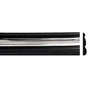 Black Chrome Side Body Trim Molding Replacement for 1992-1996 F150, F250, F350, Bronco - 2" Wide (Quarter Roll - 6 ft)