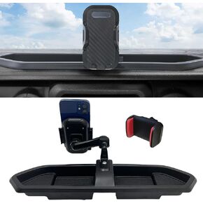 Medwoka Phone Mount for 2018-2023 Jeep Wrangler JL JLU & Gladiator JT, Multi-Mount Phone Holder Dash Tray System Kit with Extension Arm Rod, Customized Vehicle Interior Accessories in Saudi Arabia