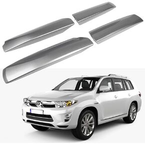 OCPTY Roof Rack Rails End Cap Protection Cover Shell for Toyota for HIGHLANDER 2008-2013