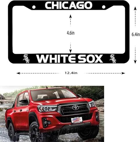 1PCS License Plate Frames for Braves, Matte Black Aluminum Alloy License Plate Frame Matching with Screw Cover Set in Saudi Arabia