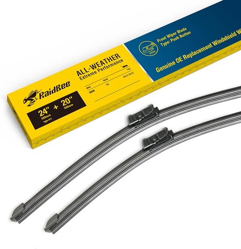 2 Wiper Blades 24"/20" Replacement for BMW X5 2013-201224+20 Inch Windshield Wiper Blades Original Factory Quality in Kuwait
