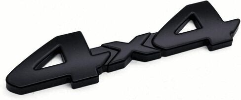 4x4 Blackout Emblem Overlays Kit Compatible for Tundra Tacoma 4RUNNER Accessories with Strong Adhesive, 3D Raised ABS 4x4 Badge 1 pcs(Matte Black) in Saudi Arabia