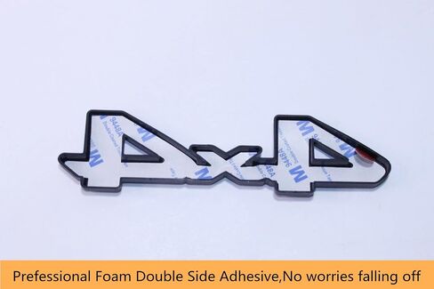 4x4 Blackout Emblem Overlays Kit Compatible for Tundra Tacoma 4RUNNER Accessories with Strong Adhesive, 3D Raised ABS 4x4 Badge 1 pcs(Matte Black) in Saudi Arabia