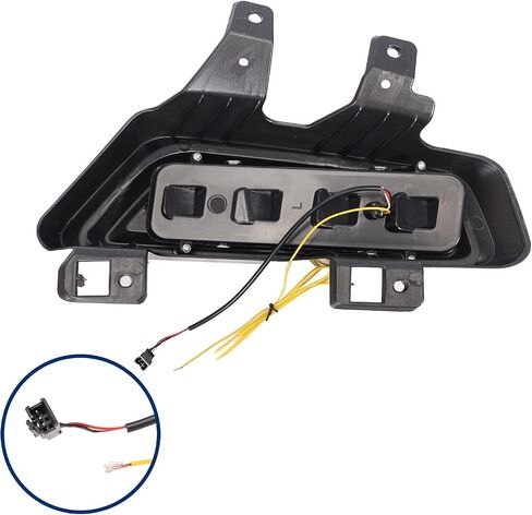 1 Pair Switchback White/Amber/Ice Blue LED Front Bumper Fog Light, 2pcs Daytime Running Lights w/Sequential Flash Turn Signal Light, Bumper Fog Lamps for Ford F-150 Raptor 2021 2022 2023 in Saudi Arabia