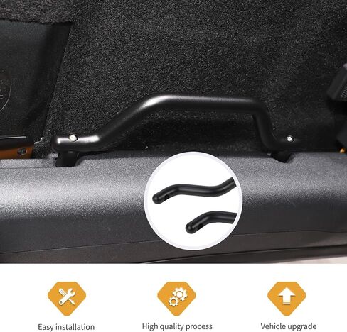 Jimen لمقابض برونكو، قطعتان من قضبان الإمساك المعدنية المقبض الأمامي المتوافقة مع Ford Bronco 2 Door/4 Door 2021-2023 in Saudi Arabia