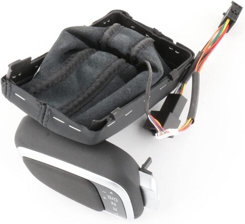مقبض ناقل حركة اوتوماتيكي للسيارة مع زر مع ضوء LED لسيارة اودي A5 A4L A6L Q7 Q5 B8 B8PA B9 2009-2016 مقبض ناقل الحركة من الجلد مقاوم للغبار (النوع بي) in Kuwait