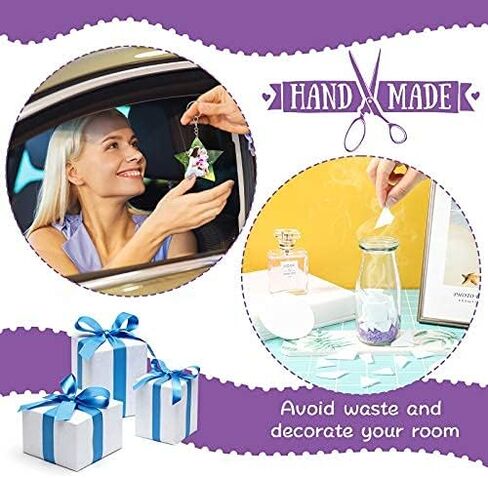 8 x 8 Inch Sublimation Air Freshener Sheets Felt Large-Size Car White Fragrant Blank Air Freshener Sheets DIY Auto Scented Sheets for Car Home Use Heat Press Decor for Various Styles, 12 Pieces in Kuwait