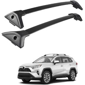 FLYCLE Roof Rack Cross Bars Compatible with RAV4 2013-2018, Roof Rails CrossBars Canoe Bike Kayak Luggage Snowboard Rooftop Cargo Carrier roof Bag