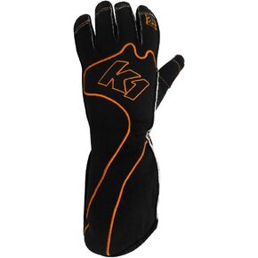 RS1 Reverse Stitch Kart Racing Gloves (Blue/Black, 4X-Small) in Kuwait