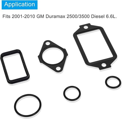 مجموعة تركيب مبرد الزيت لسيارة GM 6.6L Duramax 2001-2010 LB7 LLY LBZ LMM 2500/3500 Diesel in Saudi Arabia
