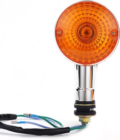 زد ايه اس 4 قطع من اشارات الانعطاف - مصابيح اشارة الانعطاف الامامية والخلفية للدراجات النارية متوافقة مع سوزوكي ياماها - كهرماني - مصباح LED - اكسسوارات الدراجات النارية - مجموعة مصابيح خلفية in Kuwait