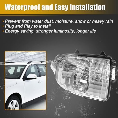 X AUTOHAUX Car Front Left Side Mirror Turn Signal Light Corner Lamp Len 31111813 for Volvo XC70 2009-2016 in Saudi Arabia
