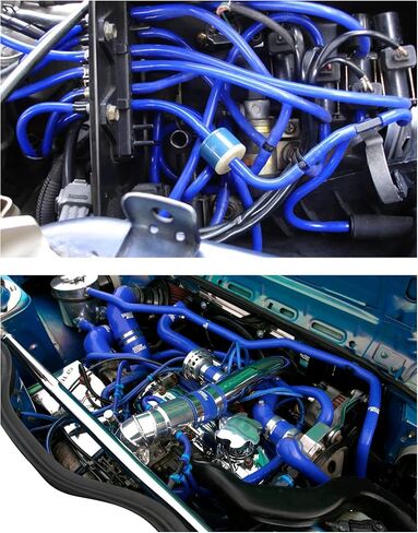10 Ft Silicone Vacuum Tubing,Universal High Performance Automotive Silicone Vacuum Tubing Hose line,1/4" Inner Diameter Hose,automotive Replacement Vacuum Hose Line(Black) in Kuwait