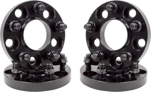 Wheel Accessories Parts 4 Pcs Hub Centric Wheel Spacers 5 on 4.50 114.3mm 20mm Thick 12mm 1.25 12x1.25 Thread Stud 66.10mm Hub Fits Nissan | Infiniti Passenger Cars in Saudi Arabia